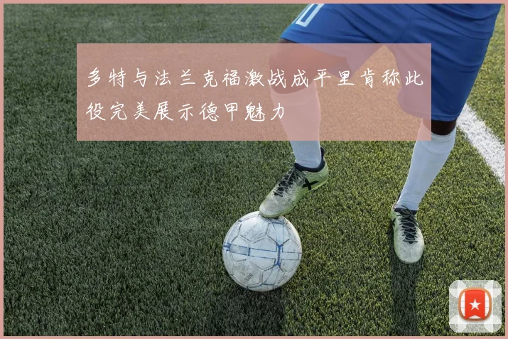 多特与法兰克福激战成平里肯称此役完美展示德甲魅力